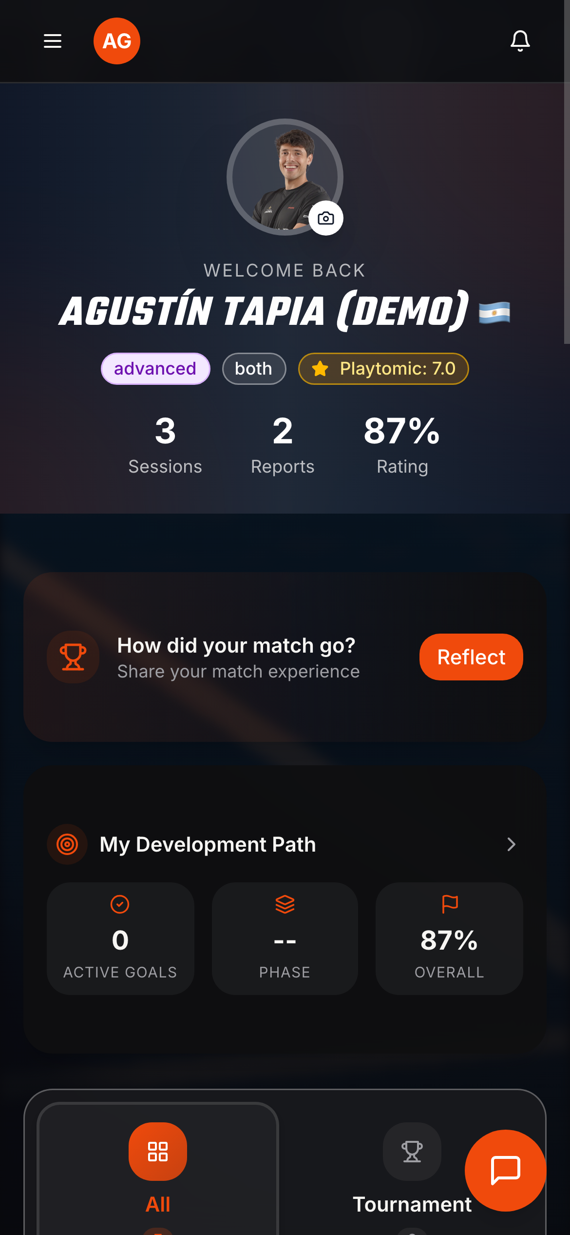 Your Training Hub mobile